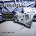 HMLAB Hub-little Gaming USB HUB 1 In 3 Out Portable Desktop Expansion Dock with Aluminum Frame & Double Glass Shell, HMHUB